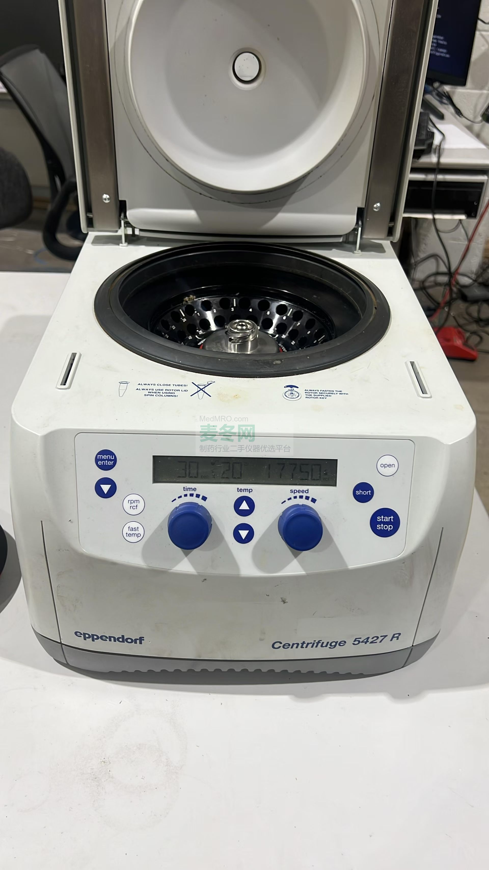 Eppendorf 5427 R 外观控制面板