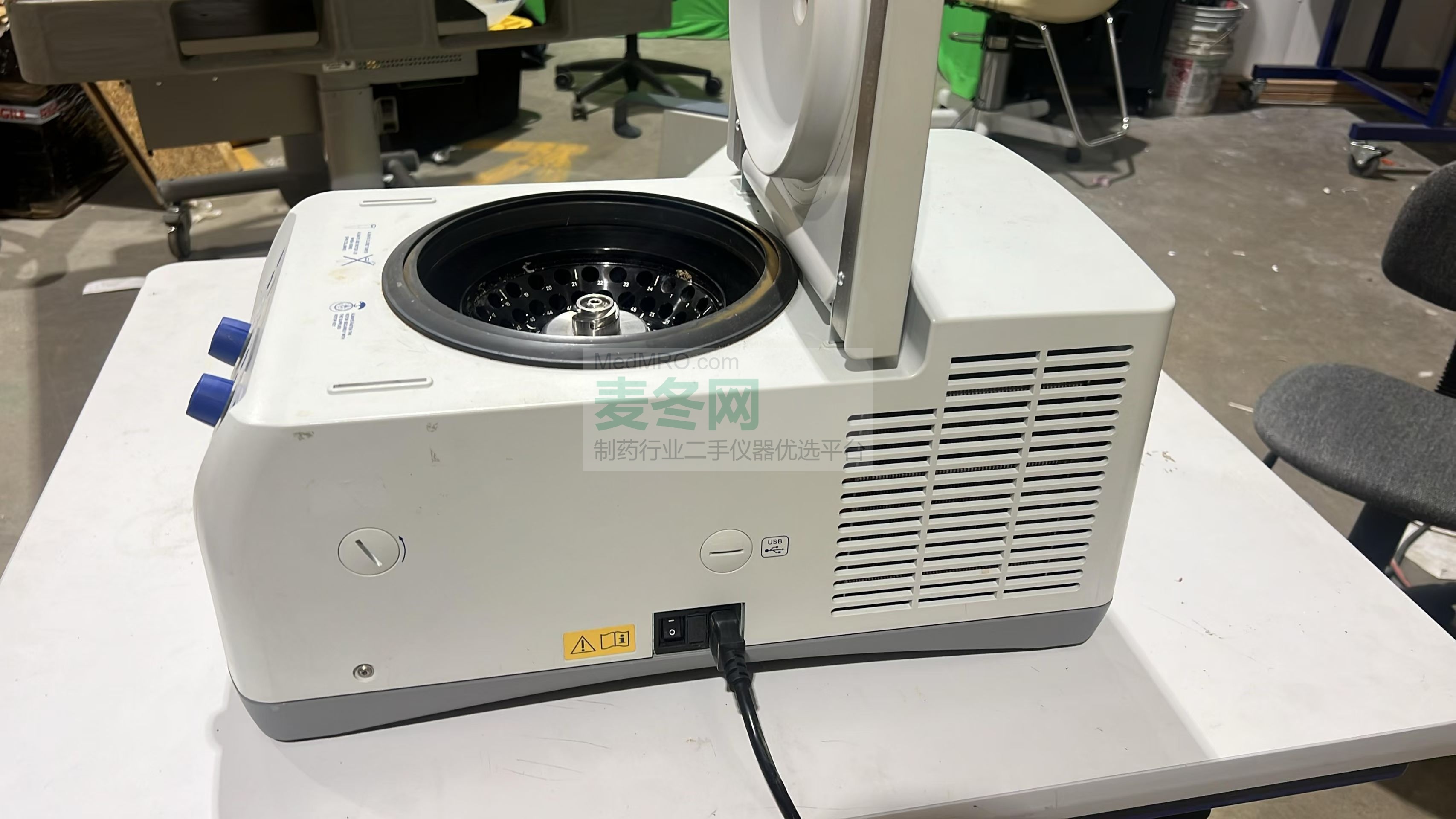 Eppendorf 5427 R 转子腔体特写