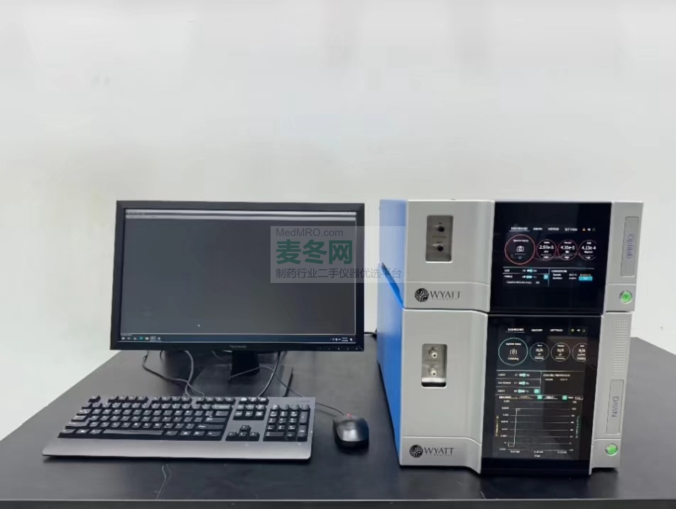 二手怀雅特Wyatt DAWN 多角度光散射检测器配备 Optilab 示差折光检测器，成色次新机，多角度光散射检测器转让，品质保证
